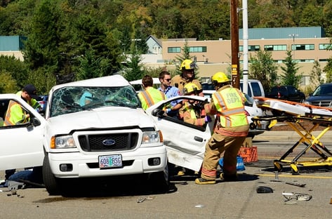 Car Crash with Emergency Responders