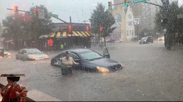 Downtown Richmond flood